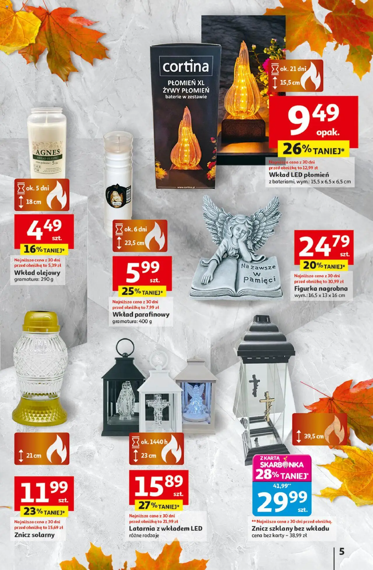 Auchan Gazetka - Wielkie przeboje cenowe Hipermarket od 02.10.2025 | Strona: 5 | Produkty: Karta, Baterie