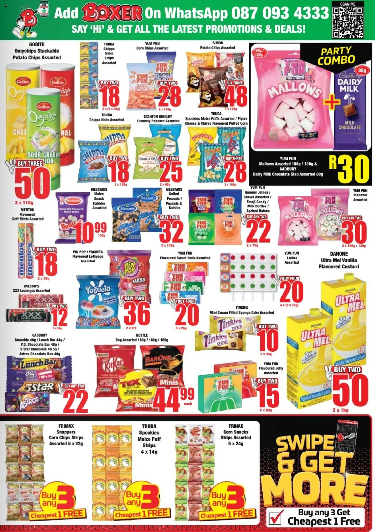 New Boxer catalogue – valid from 23.02.2026 | Page: 7 | Products: Corn, Custard, Milk, Peanuts