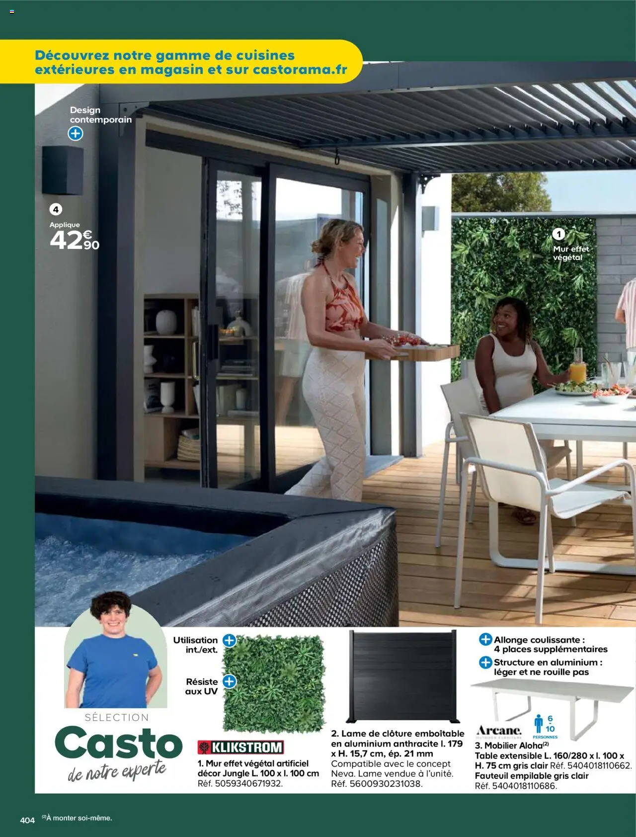 {H1} | Page: 404 | Produits: Table extensible, Clôture, Fauteuil, Table