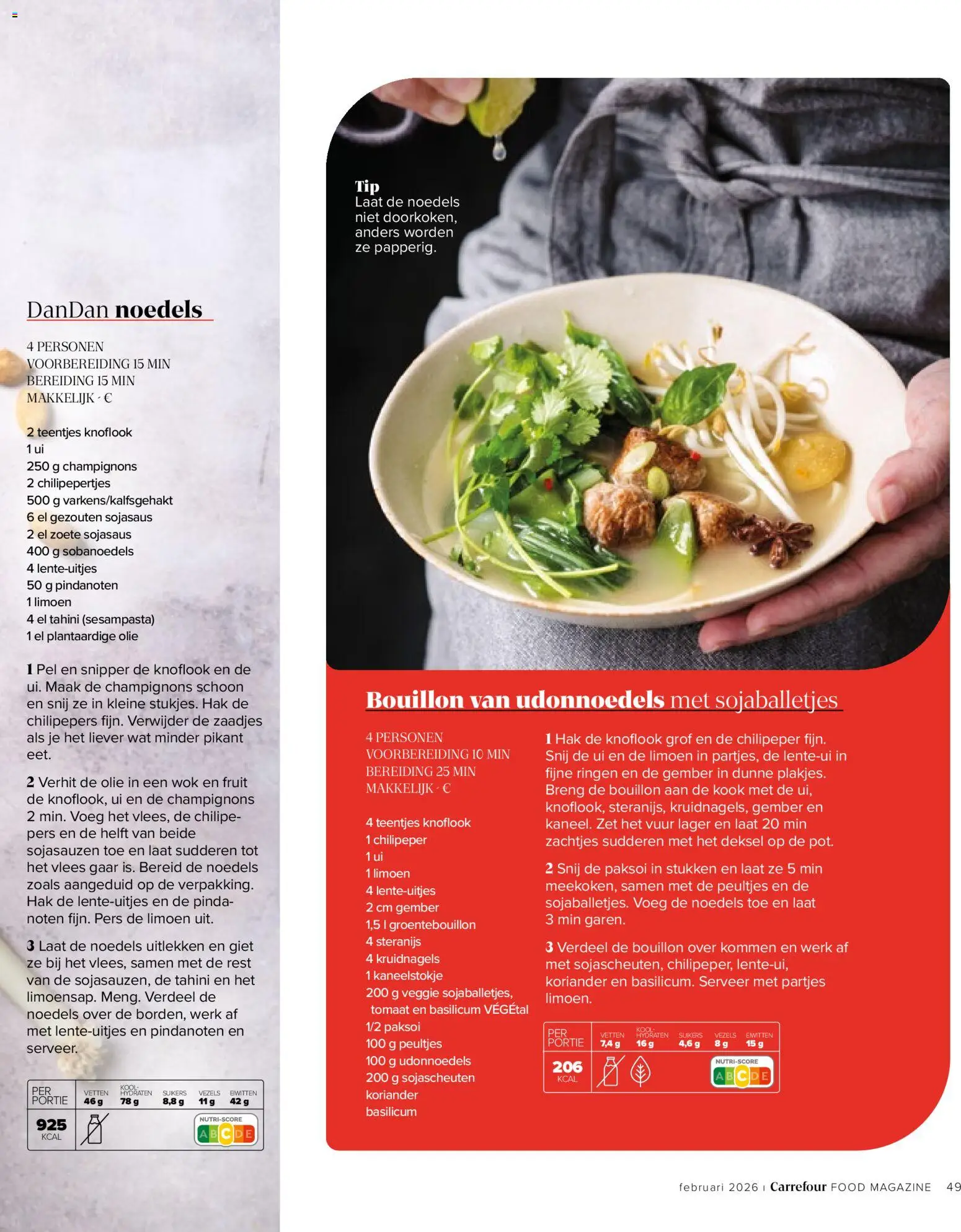 {H1} | Pagina: 49 | Producten: Noedels, Noten, Knoflook, Tomaat