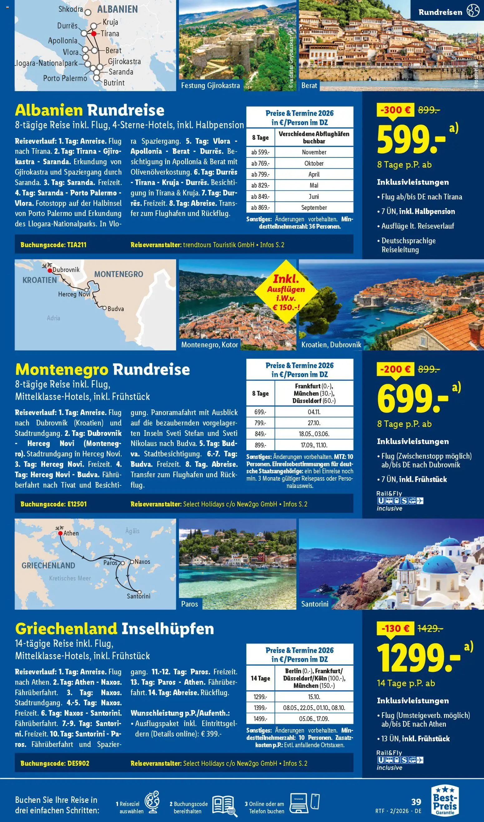 Lidl Reisen Prospekt 	 – gültig ab 14.02.2026 | Seite: 39 | Produkte: Telefon
