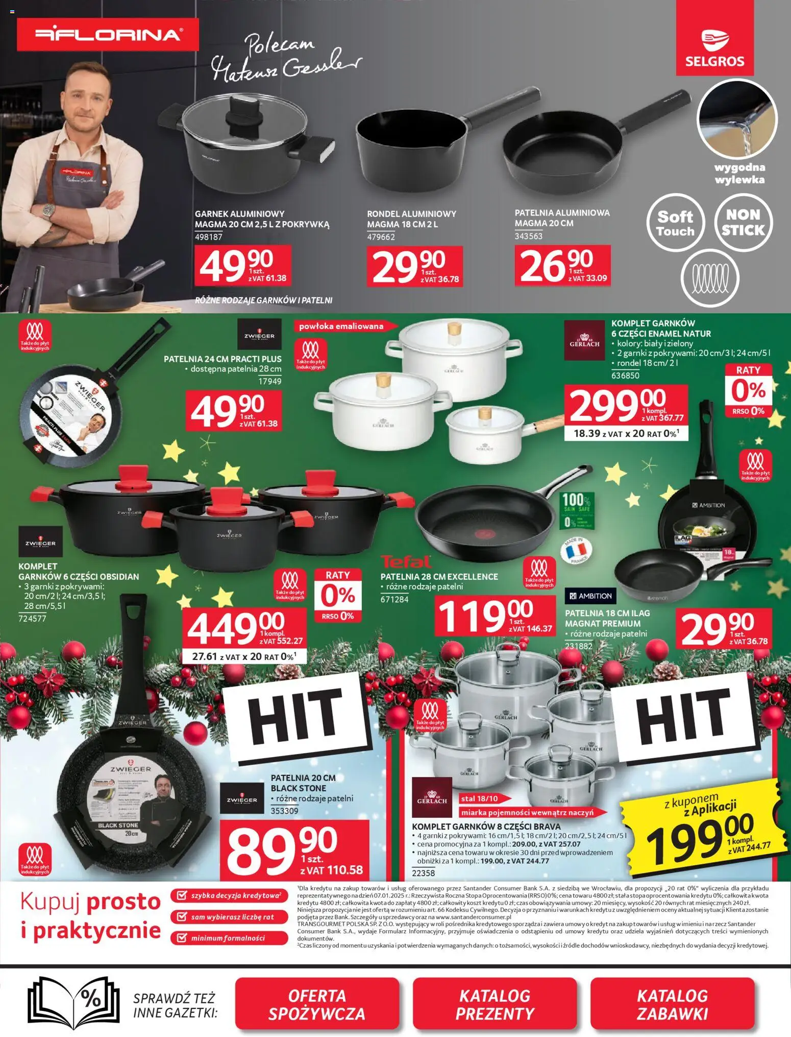 Selgros cash&carry Gazetka - Oferta przemysłowa od 04.12.2025 | Strona: 13 | Produkty: Garnek, Komplet garnków, Garnki, Patelnia