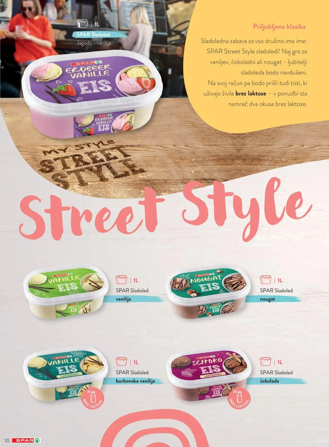 Spar katalog sladoleti │ velja od 14.04.2025 | Stran: 10 | Izdelki: Cokolada, Sladoled