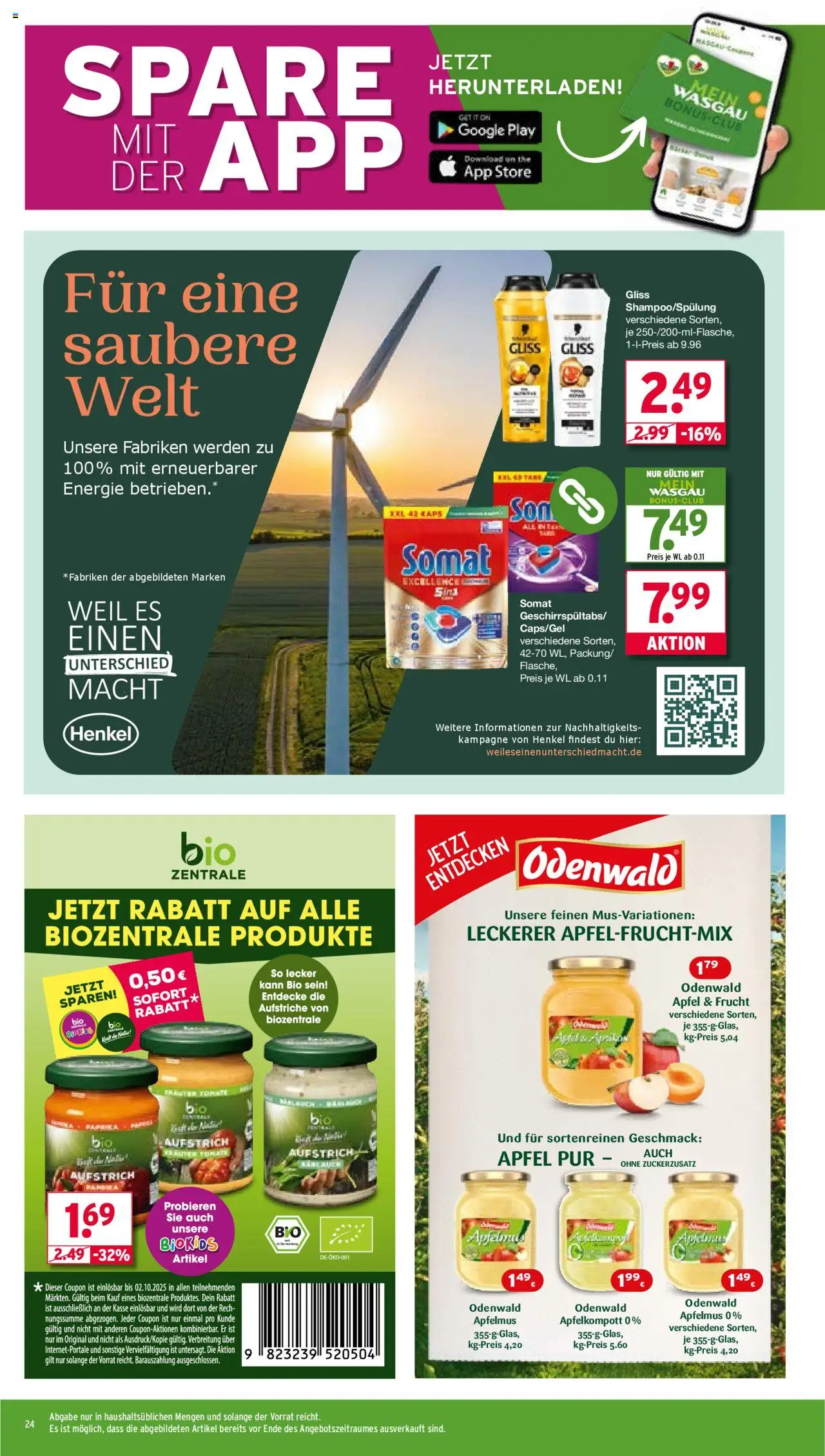 Wasgau Prospekt 	 - gültig ab dem 11.08.2025 | Seite: 24 | Produkte: Äpfel