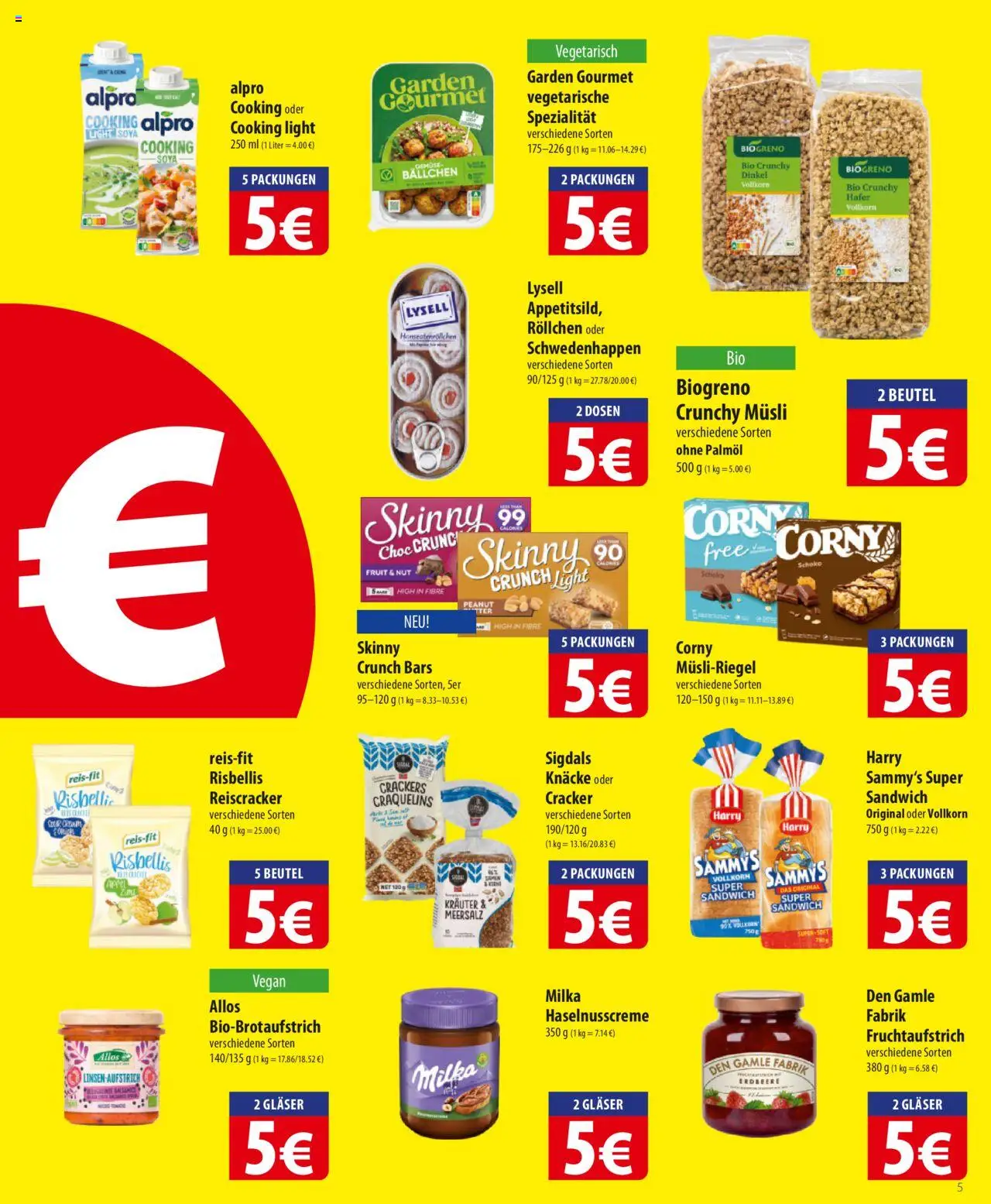 Famila Prospekt 	 – gültig ab 13.10.2025 | Seite: 5 | Produkte: Musli, Balsamico, Milka, Alpro
