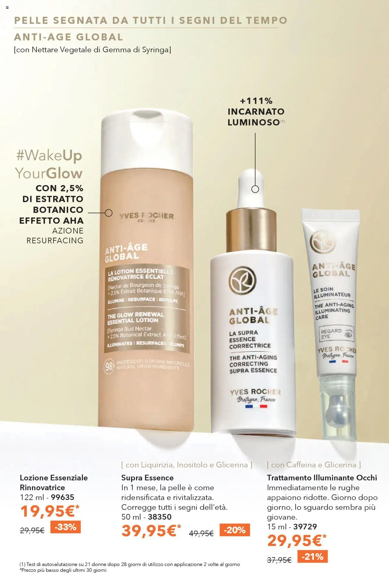 Volantino Yves Rocher del 23.09.2025 | Pagina: 12 | Prodotti: Illuminante, The