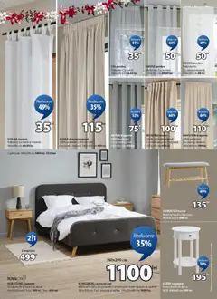 Ofertele JYSK valabile de la 25.11.2025 | Pagină: 17 | Produse: Pat, Noptieră, Bancă, Perdea