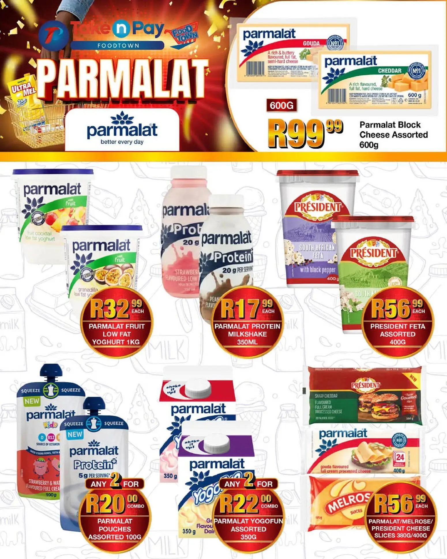 New Take n Pay catalogue – valid from 27.04.2026 | Page: 30 | Products: Yoghurt, Detergente líquido, Milk, Fruit