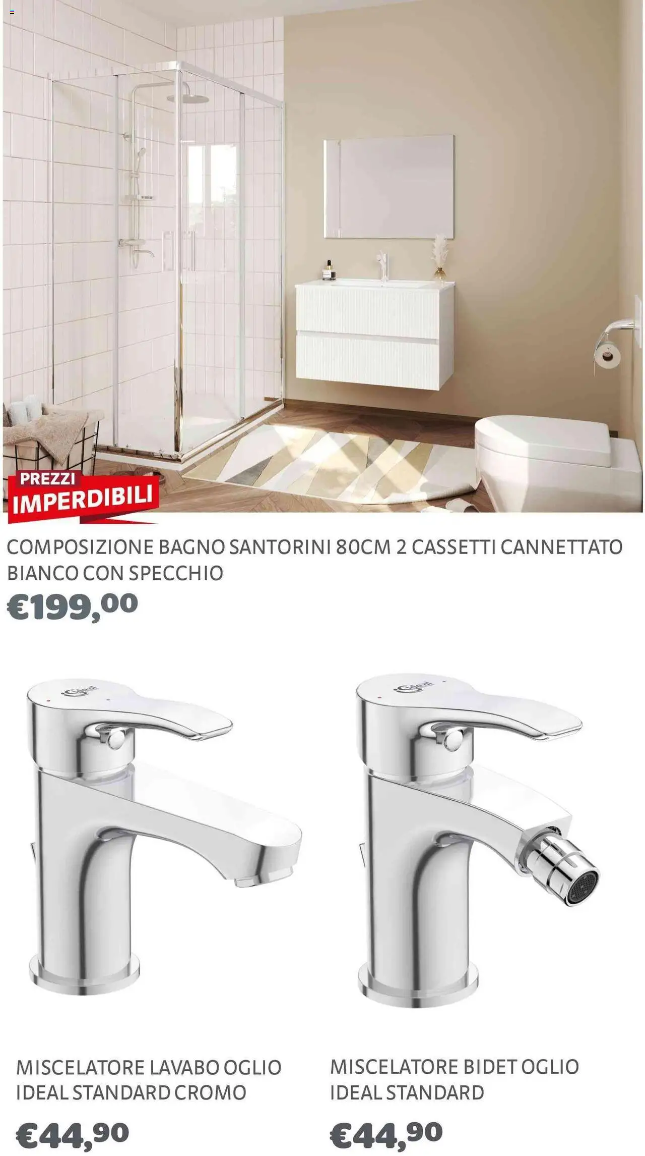 Volantino Brico Center del 08.10.2025 | Pagina: 24 | Prodotti: Miscelatore, Bagno, Specchio