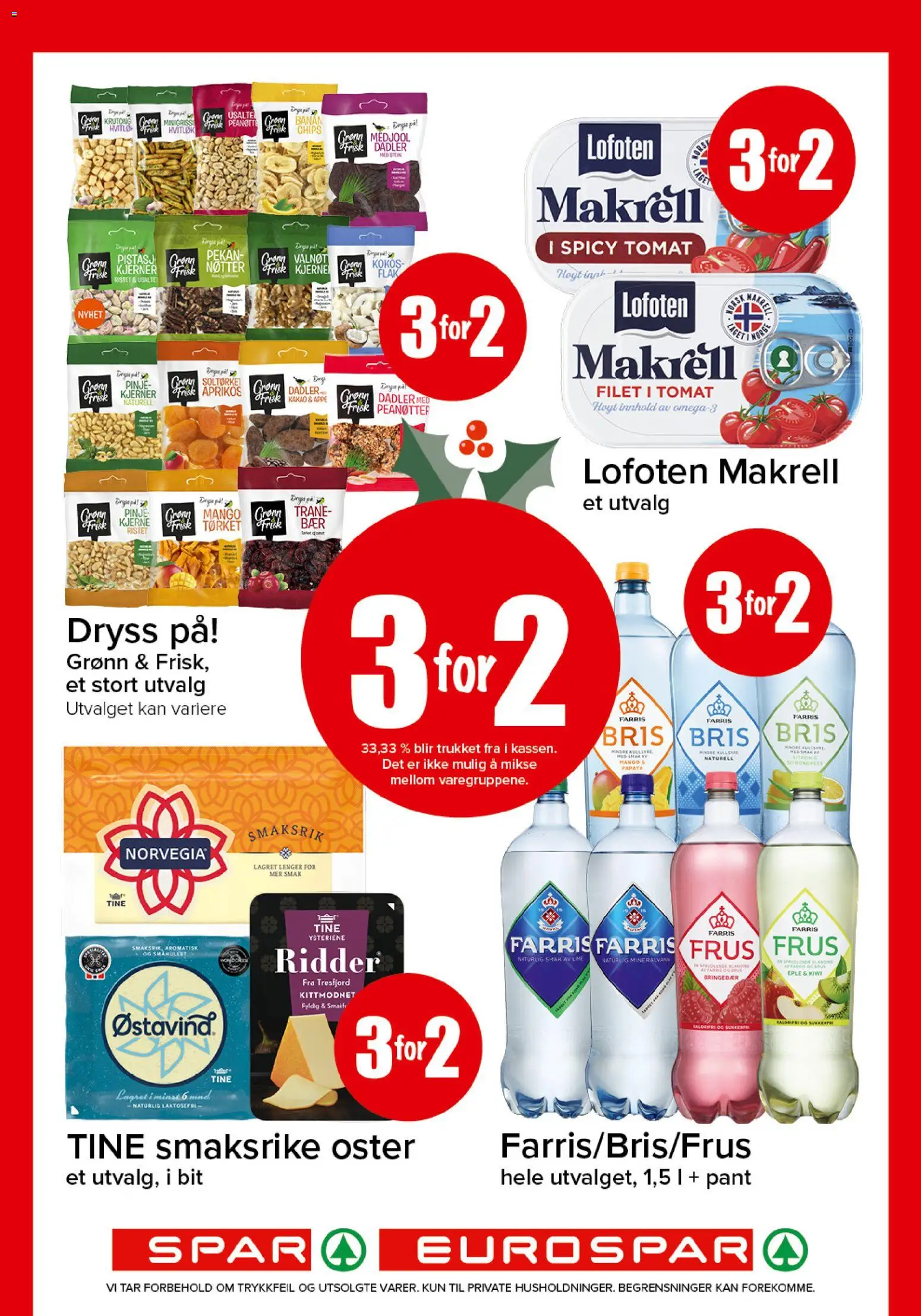 {H1} | Side: 13 | Produkter: Dadler, Форель, Hvitløk, Mineralvann