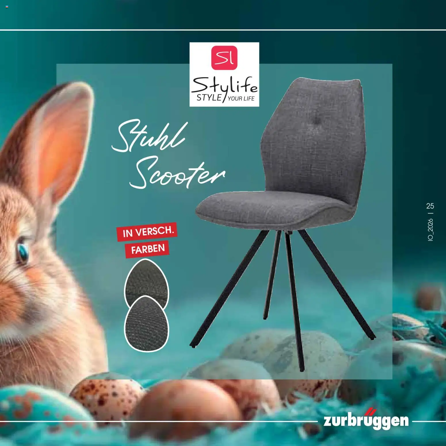 Zurbrüggen Oster-Journal – gültig ab 23.03.2026 | Seite: 25 | Produkte: Stuhl, Scooter