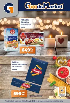Goods Market Akciós újság - amely érvényes a következő dátumtól: 05.02.2026