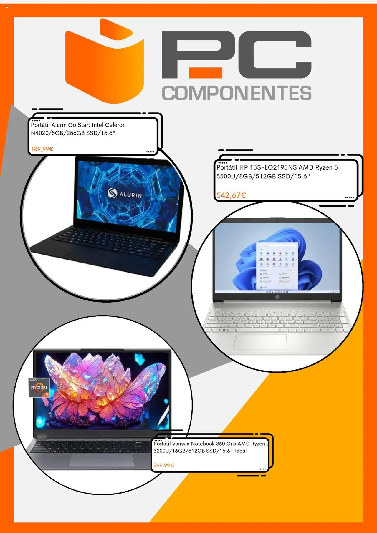 PC Componentes folleto │ válido desde el 22.08.2025 | Página: 2 | Productos: Portátil HP