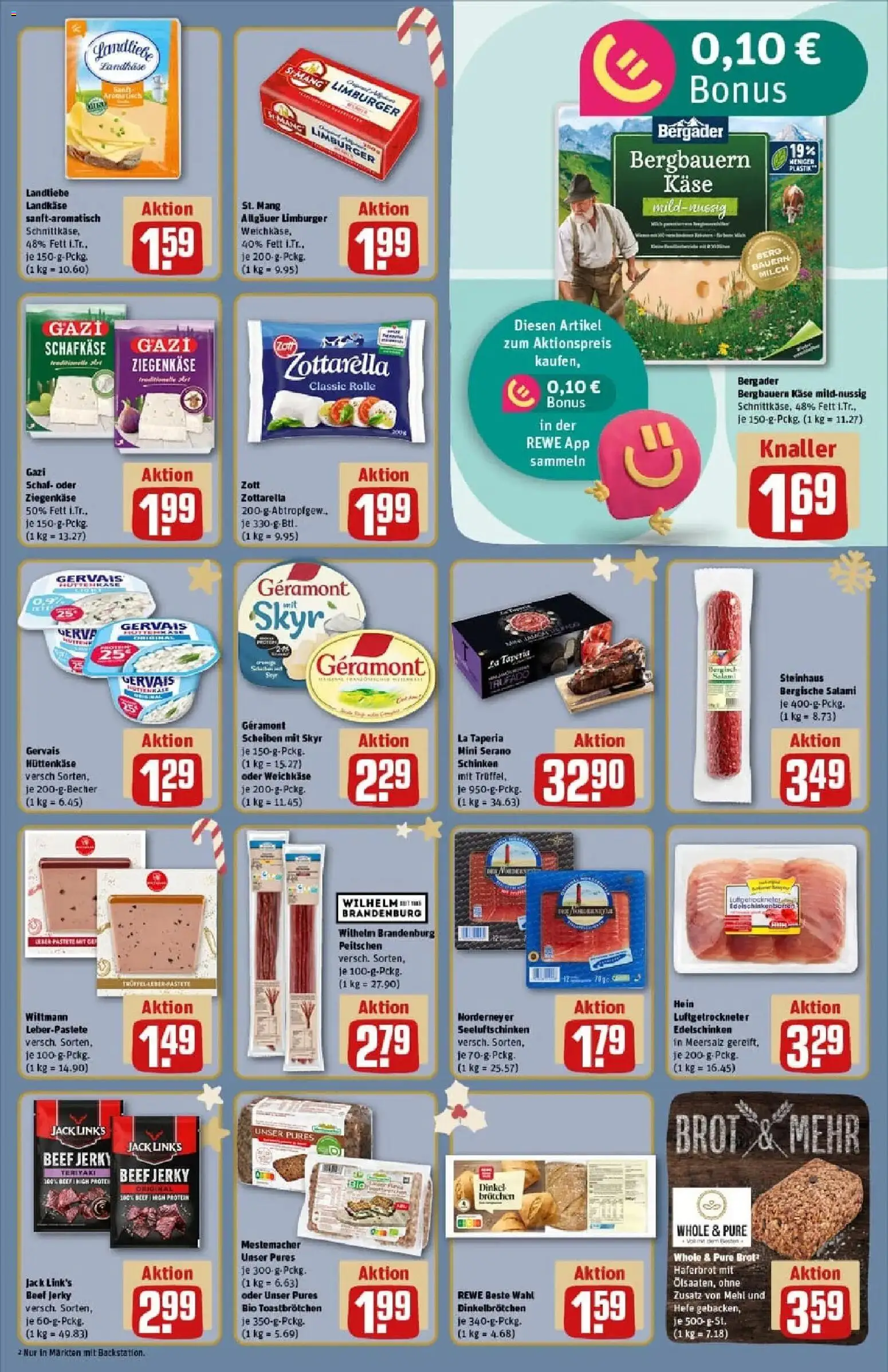 Rewe prospekt Sinntal / Sterbfritz	 – gültig ab 23.11.2025 | Seite: 11 | Produkte: Geramont, Käse, Skyr, Schinken