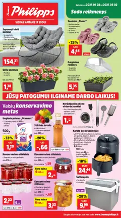 Thomas Philipps leidinių peržiūra, galiojančių nuo 28.07.2025