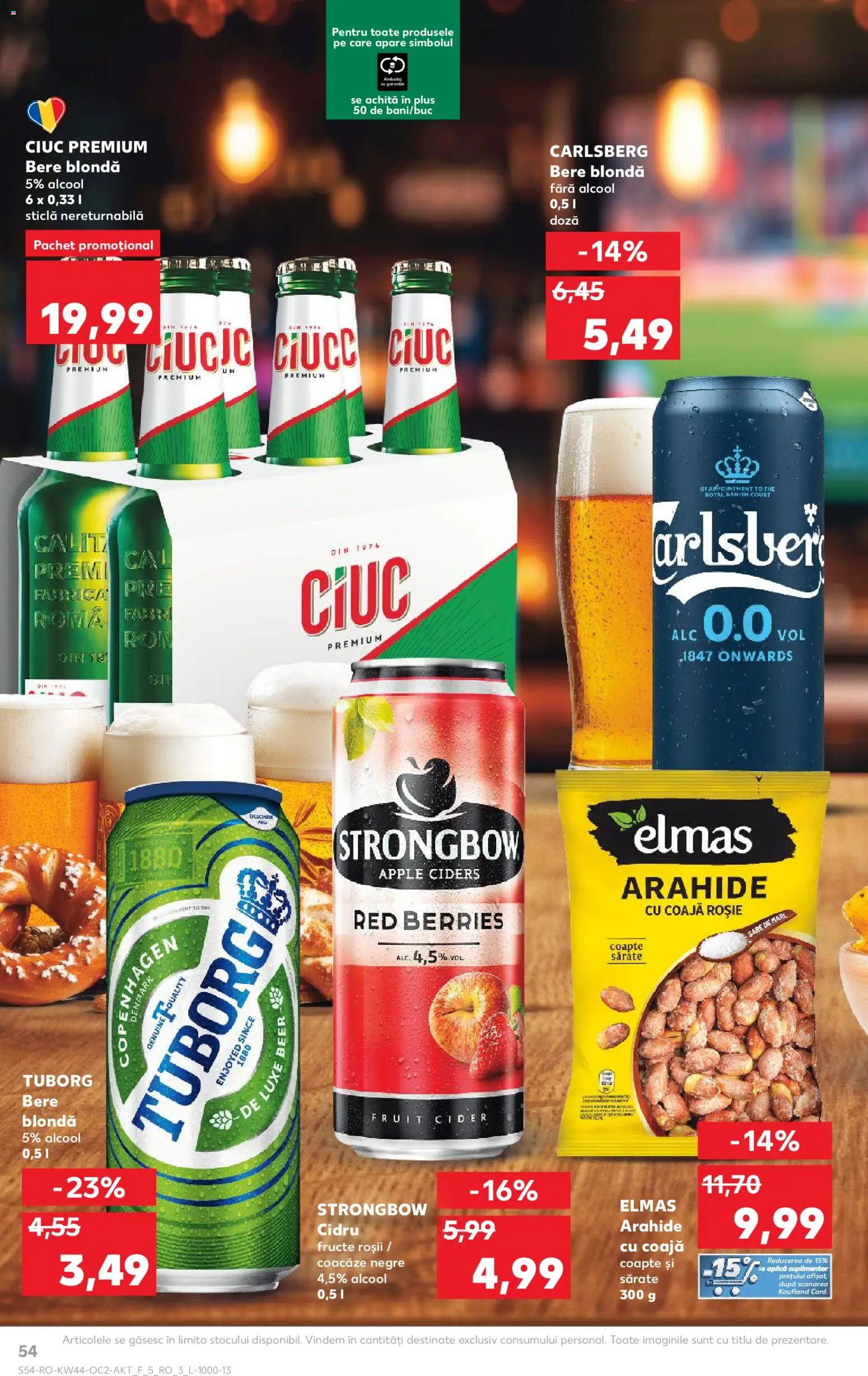 Kaufland RO akciós ujság - amely érvényes a következő dátumtól: 29.10.2025 | Oldal: 54 | Termékek: Cider