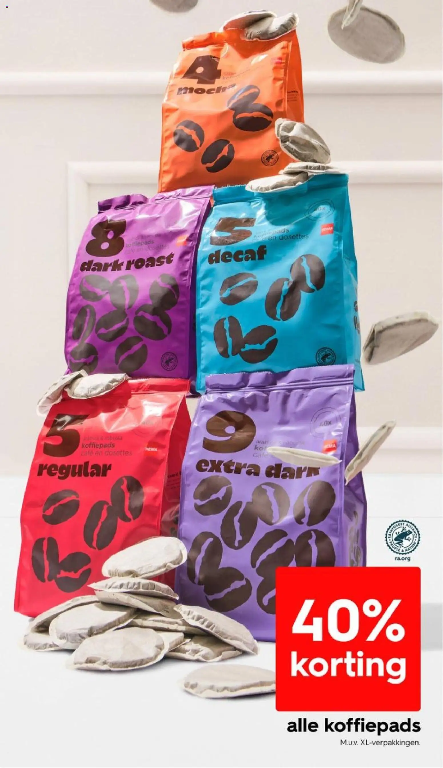 {H1} | Pagina: 34 | Producten: Koffiepads
