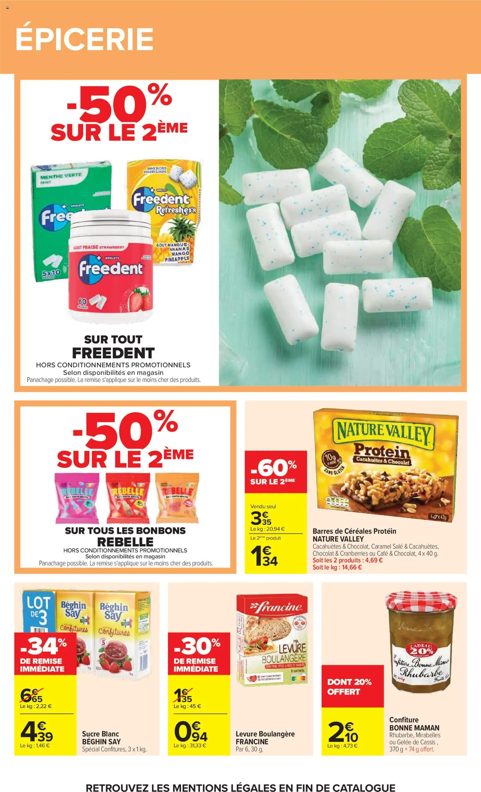 {H1} | Page: 41 | Produits: Cassis, Mangue, Menthe, Céréales