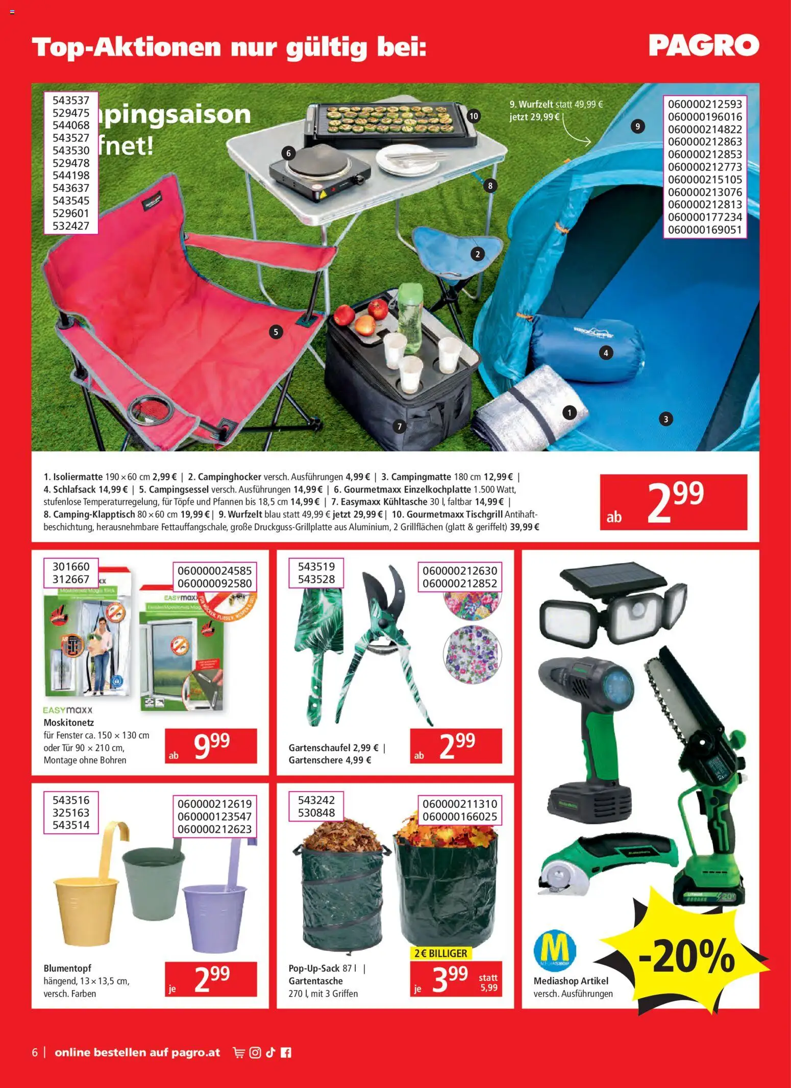 Pagro-Diskont Flugblatt gültig ab 16.04.2026 | Seite: 6 | Produkte: Blumentopf