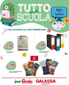 Anteprima del volantino Famila Scuola catalogo valido a partire dal 21.08.2025