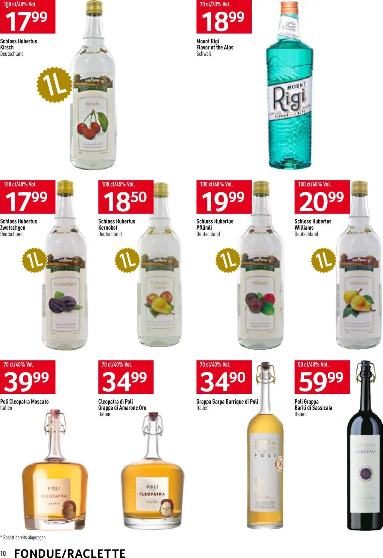 Prodega Aktionen Fondue/Raclette – gültig ab 06.10.2025 | Seite: 10 | Produkte: Zwetschgen