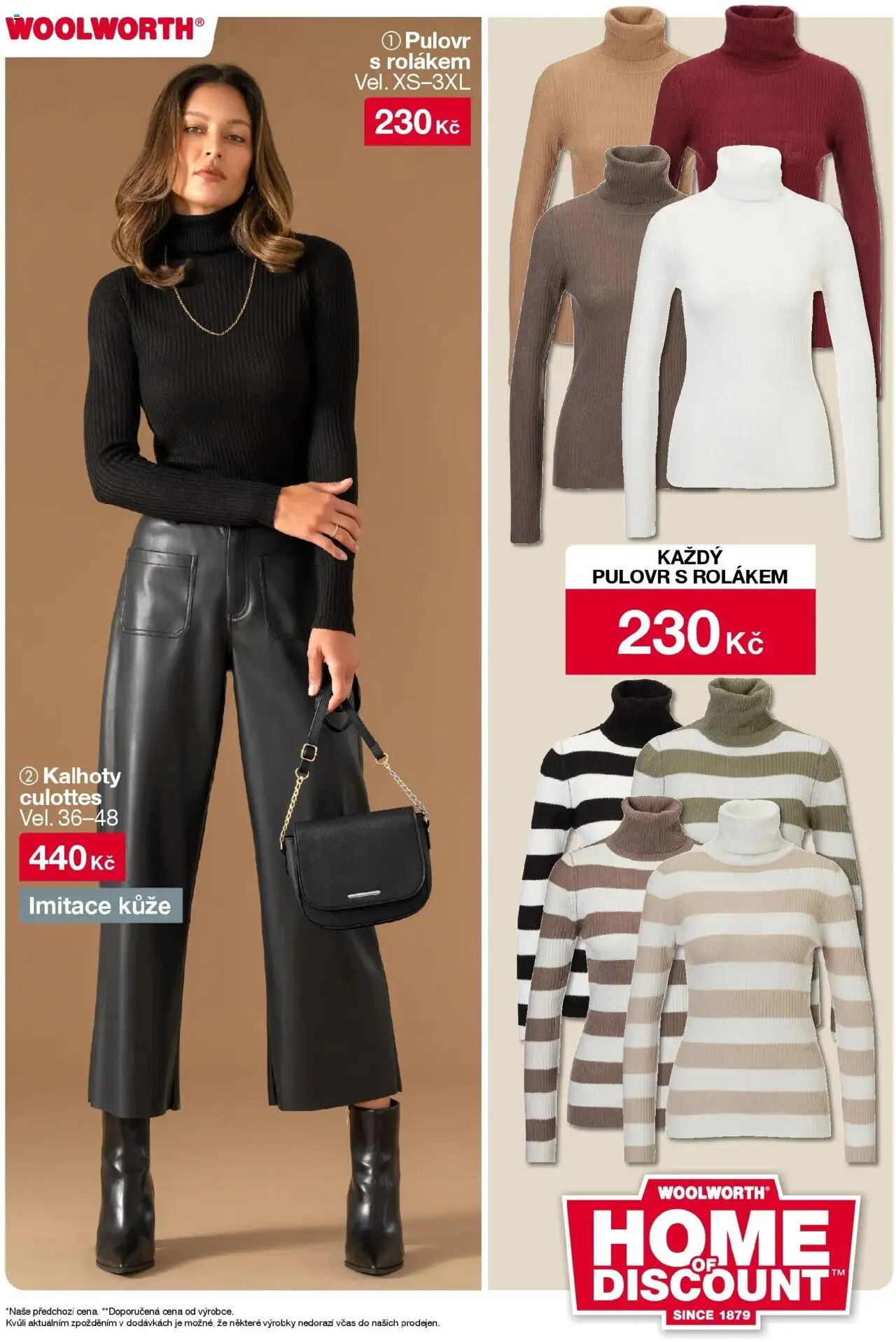 Woolworth leták - Třebíč, Třinec, Žatec, Otvice, Jihlava, Znojmo, Příbram od 03.10.2025 | Strana: 9 | Produkty: Kalhoty
