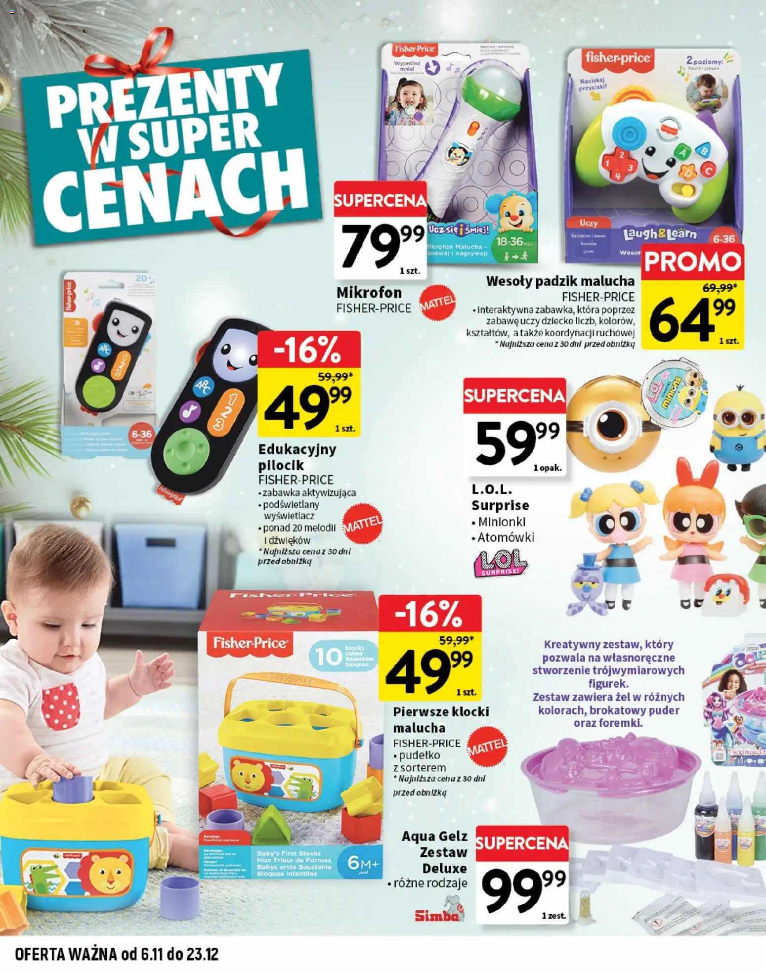 Intermarche Gazetka - Dekoracje i Inspiracje od 06.11.2025 | Strona: 12 | Produkty: Mikrofon, Pudełko, Puder