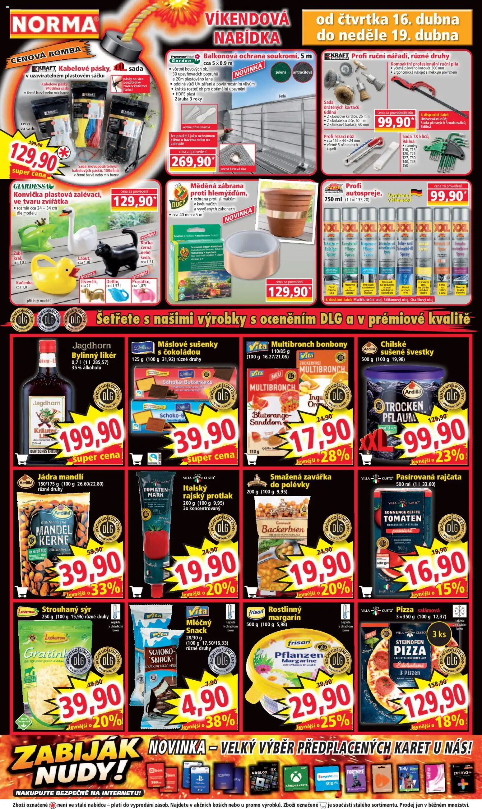 Norma leták od 13.04.2026 | Strana: 8 | Produkty: Bonbóny, Likér, Pila, Sušenky