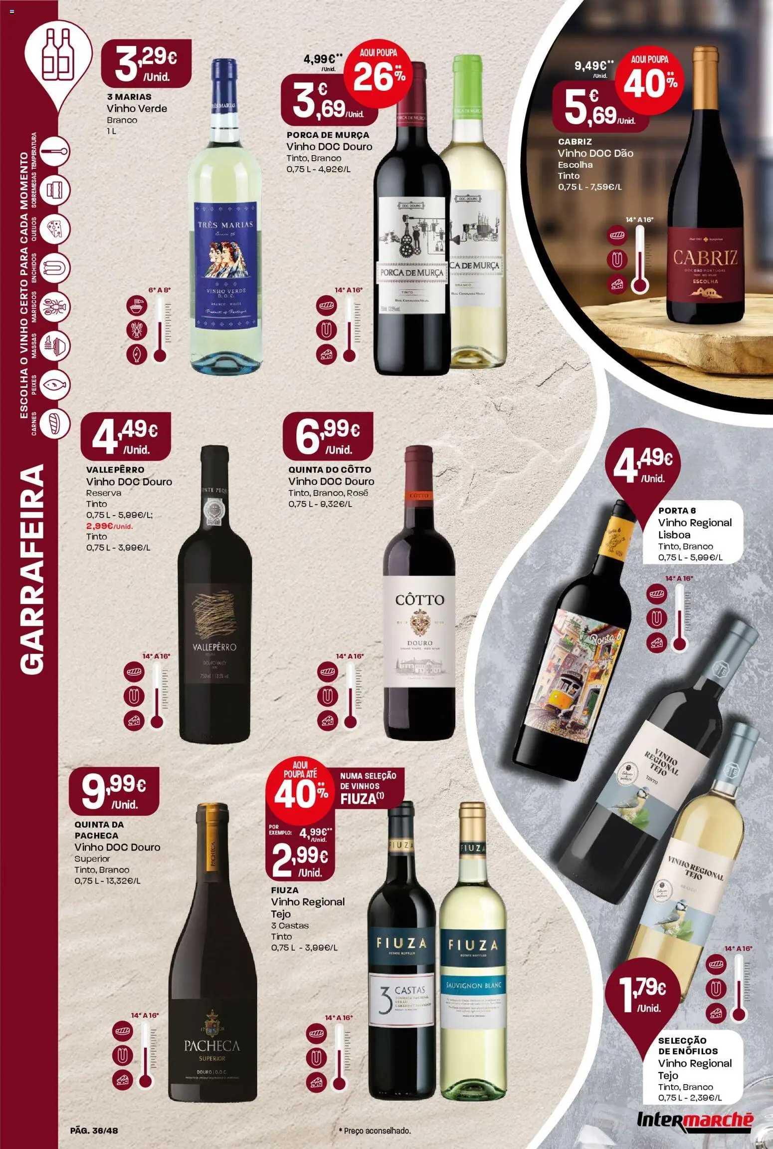 Intermarché folheto │ válido de 08.01.2026 | Página: 36 | Produtos: Porta, Vinho