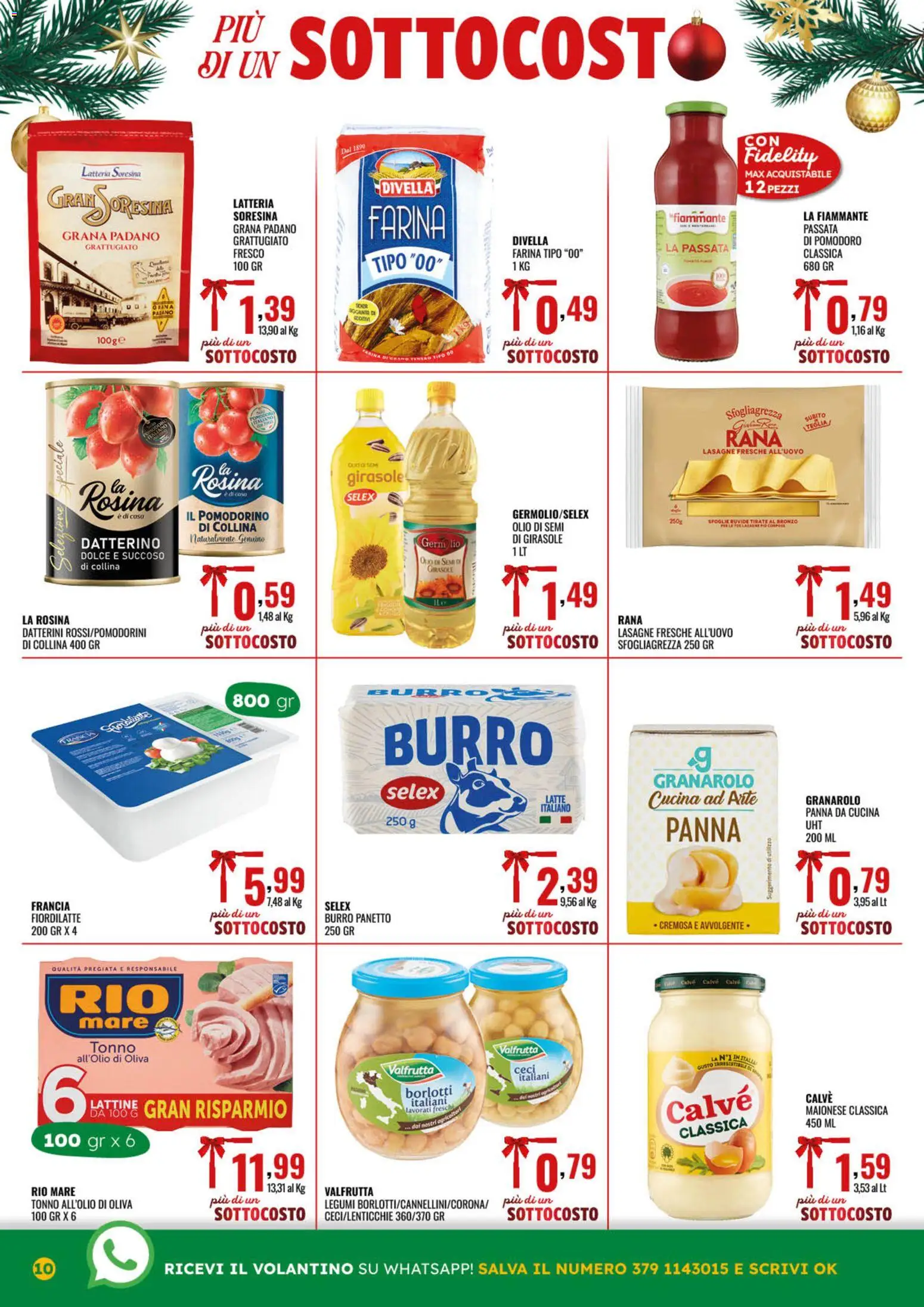 Volantino GECOP del 15.12.2025 | Pagina: 10 | Prodotti: Panna, Maionese, Farina, Tonno