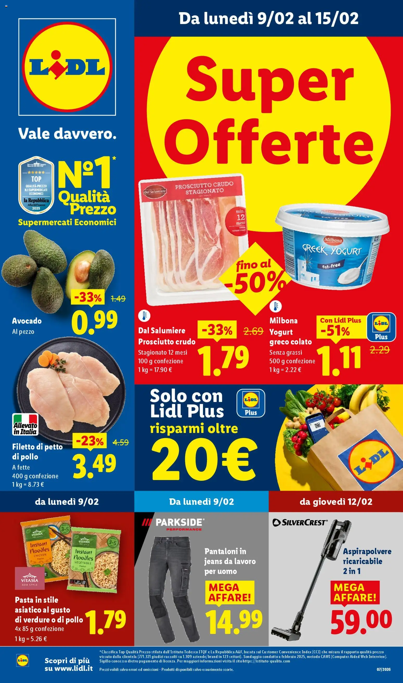 Volantino Lidl del 09.02.2026 | Pagina: 1