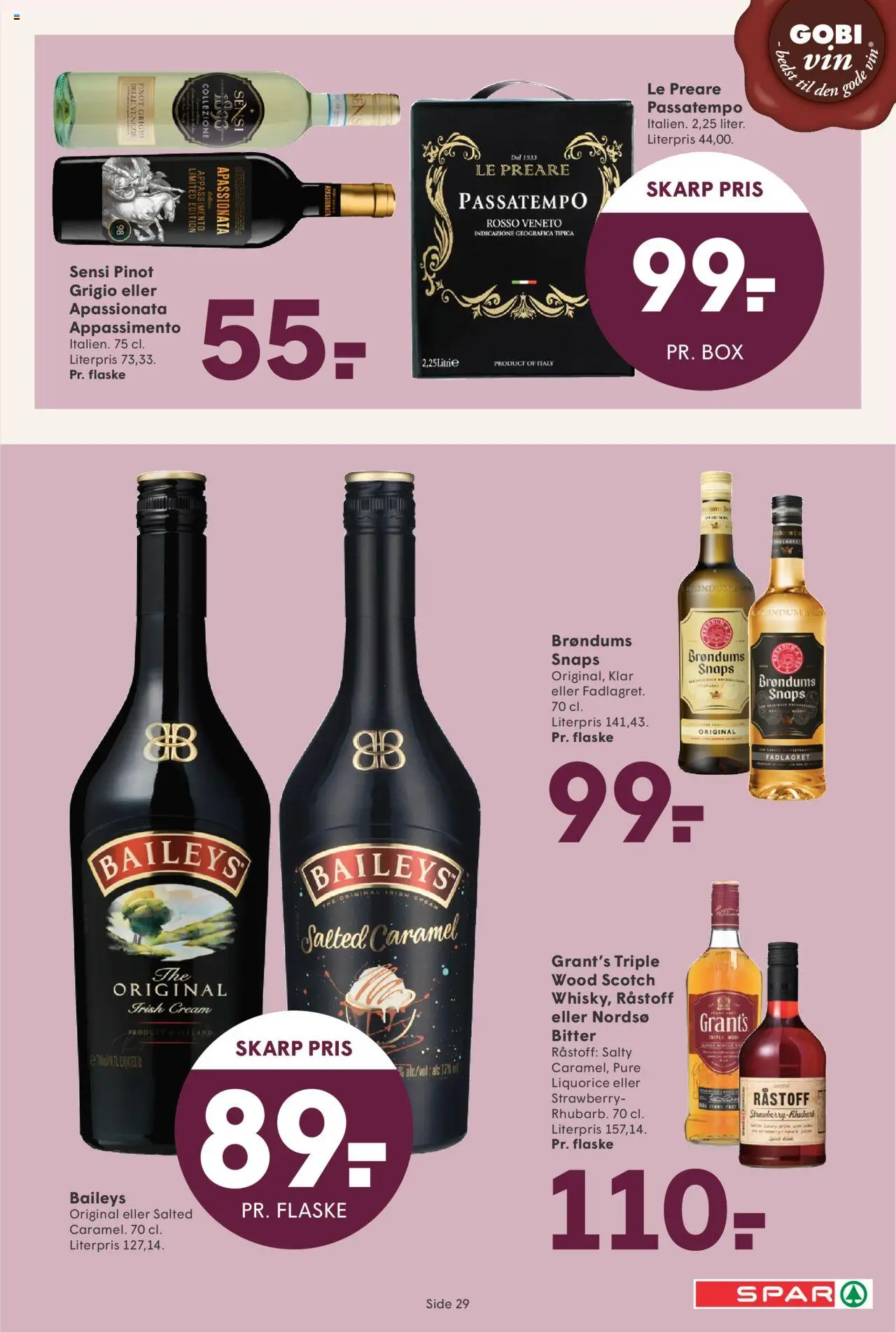 Spar tilbudsavis – gyldig fra 19.09.2025 | Side: 29 | Produkter: Amendoins