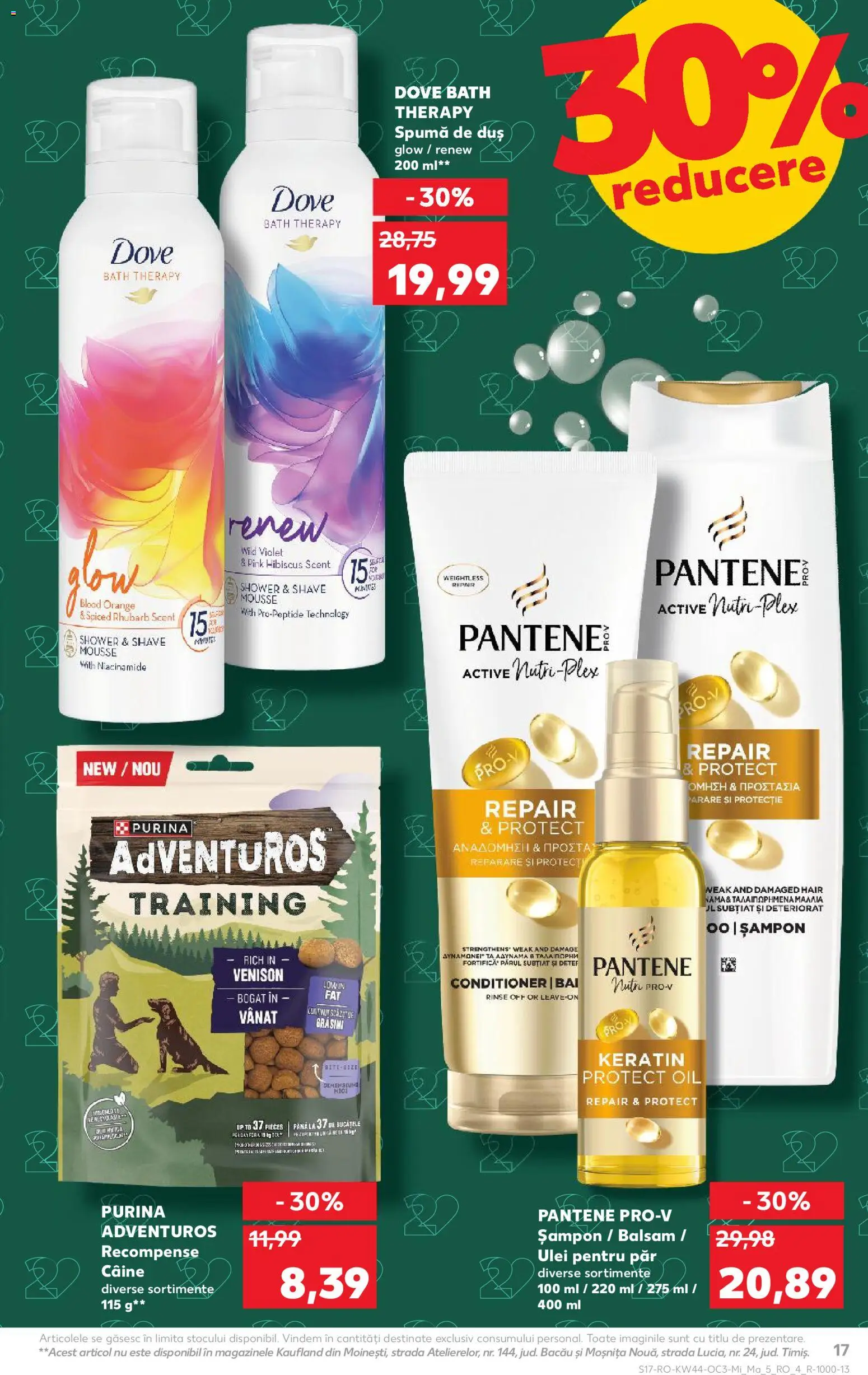 Noul catalog Kaufland – valabil de la 29.10.2025 | Pagină: 17 | Produse: Duș, Șampon, Balsam, Ulei