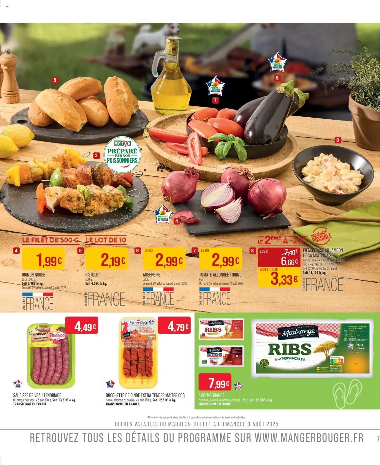  | Page: 7 | Produits: Paprika, Barbecue, Aubergine, Mayonnaise