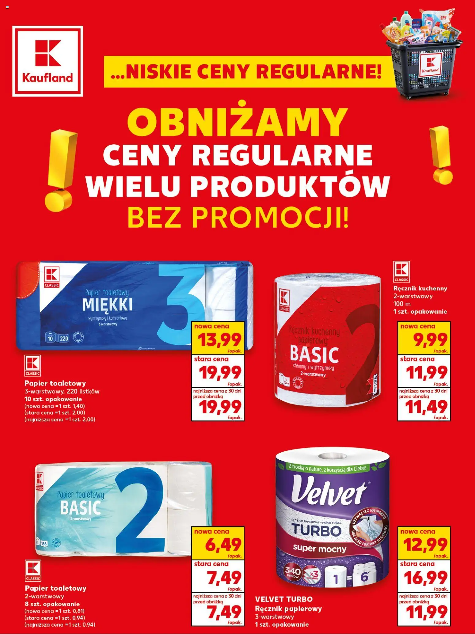 Kaufland Polsko leták - Niskie ceny regularne od 05.03.2026 | Strana: 4 | Produkty: Velvet, Velvet Turbo