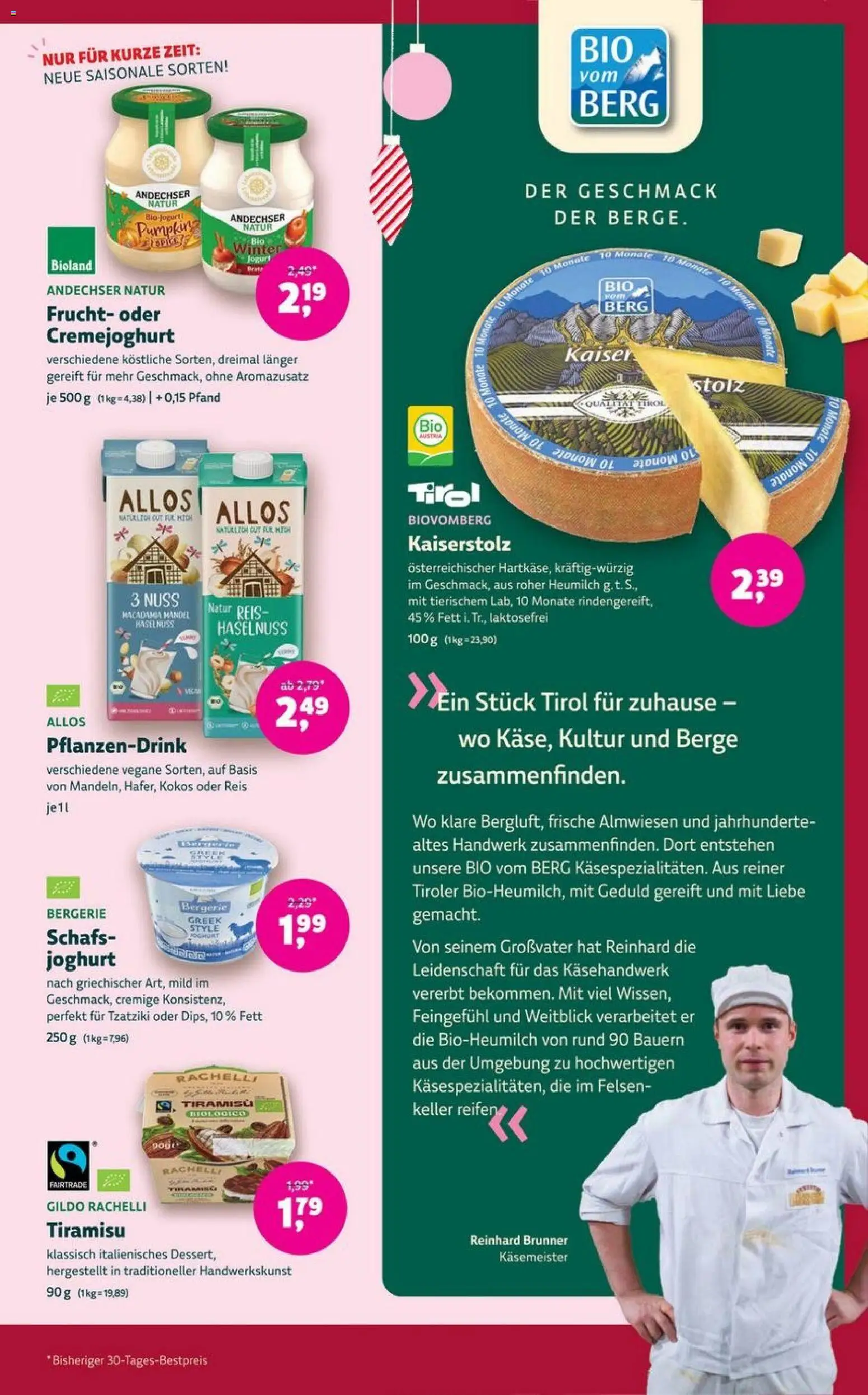 Denns BioMarkt Angebote – gültig ab 03.12.2025 | Seite: 3 | Produkte: Joghurt, Reis