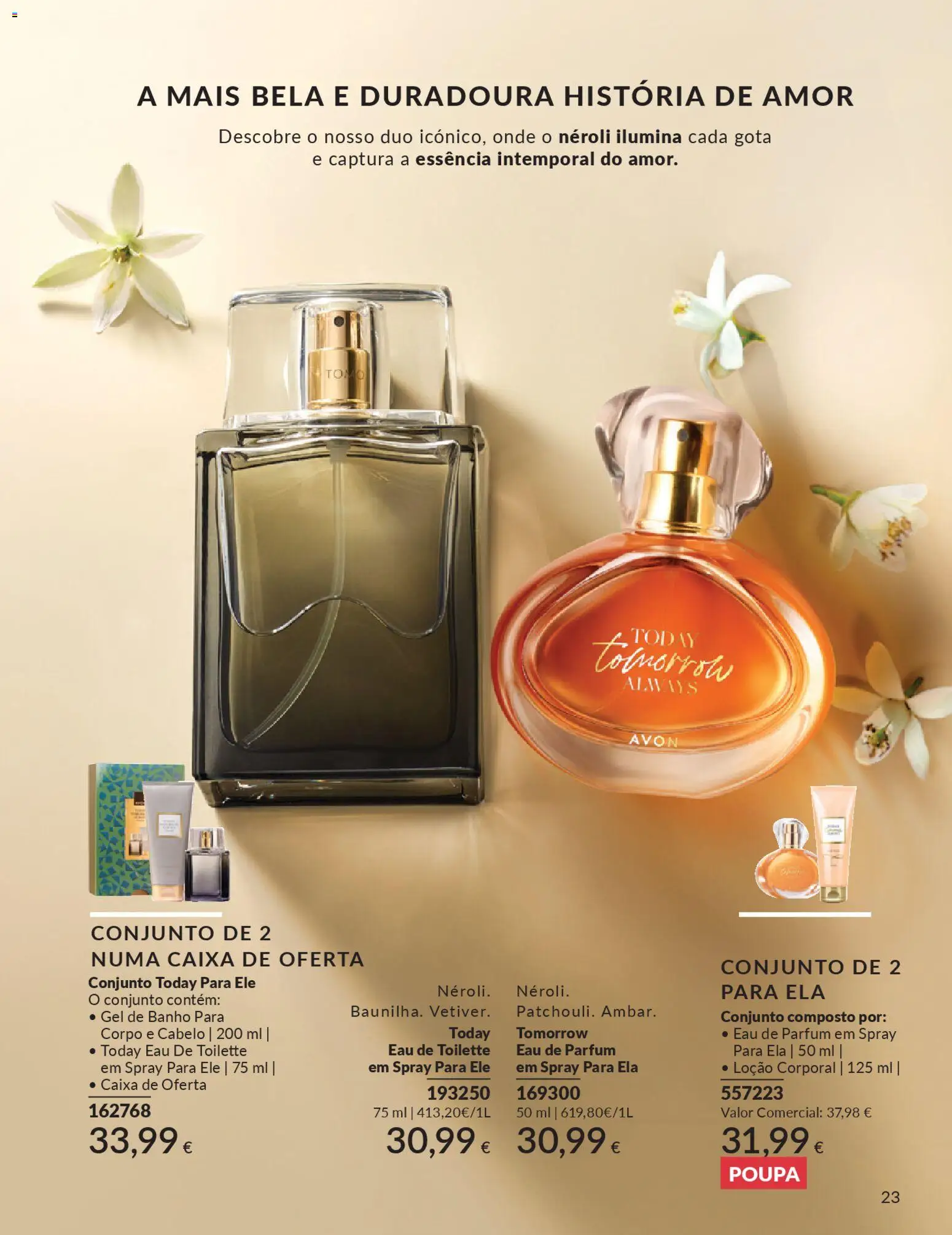 Catálogo Avon Campanha 2 │ válido de 01.02.2026 | Página: 23 | Produtos: Eau de toilette, Gel de banho, Caixa, Banho