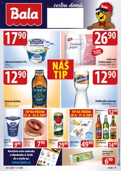 Náhled letáku BALA velký leták holba + od 20.08.2025