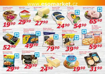 Náhled letáku Eso market leták od 21.01.2026 | Strana: 4 | Produkty: Krokety, Salát, Niva, Paštika