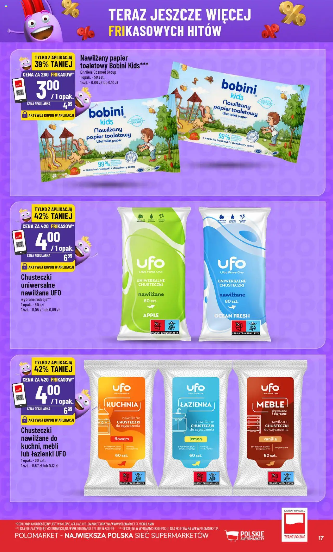 POLOmarket Gazetka - Frikasowe Hity od 15.10.2025 | Strona: 17 | Produkty: Papier toaletowy, Zapach, Truskawki