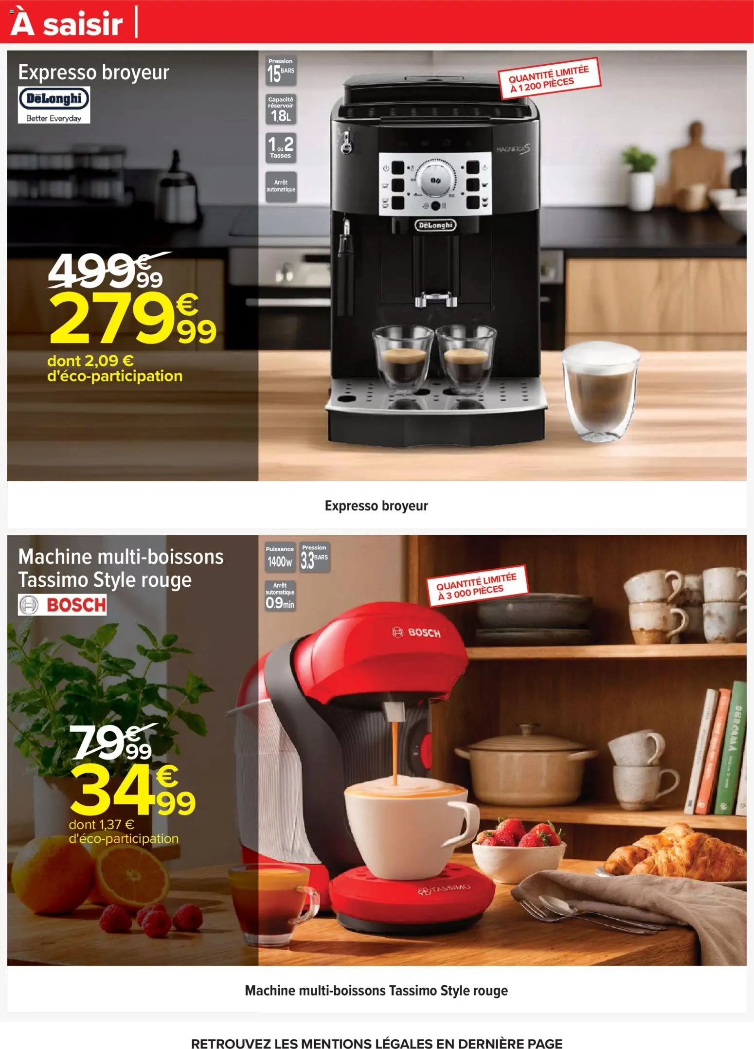 {H1} | Page: 90 | Produits: Tassimo, Broyeur, Delonghi, Tasses