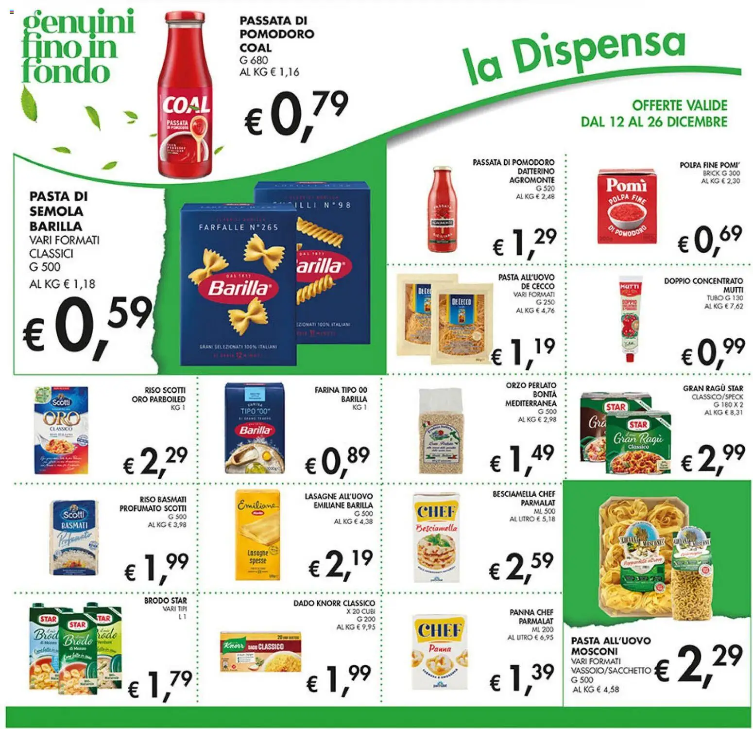 Volantino Coal del 12.12.2025 | Pagina: 22 | Prodotti: Panna, Tubo, Mutti, Besciamella