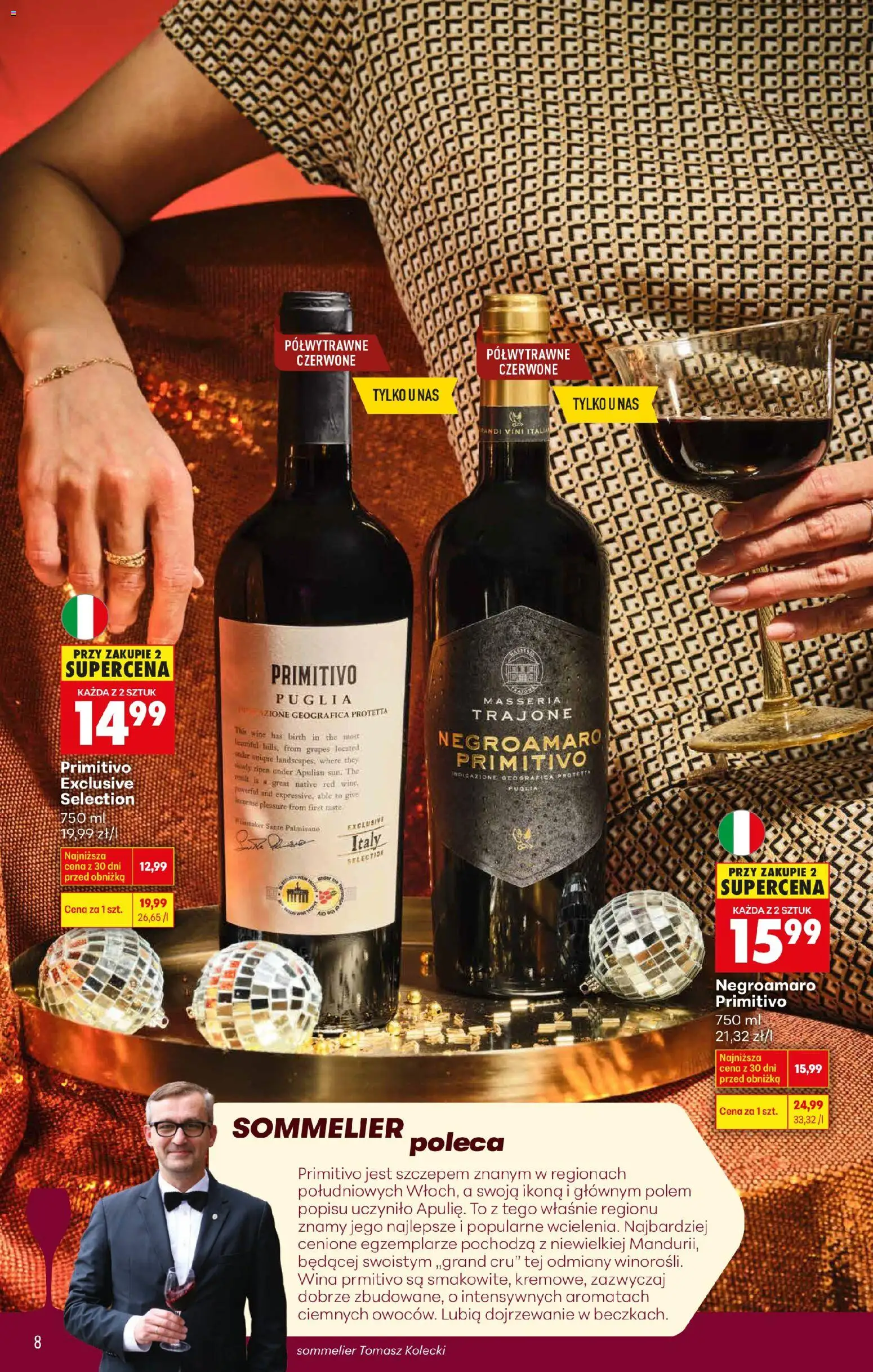 Biedronka gazetka - Czas na toast od 02.01.2026 | Strona: 8