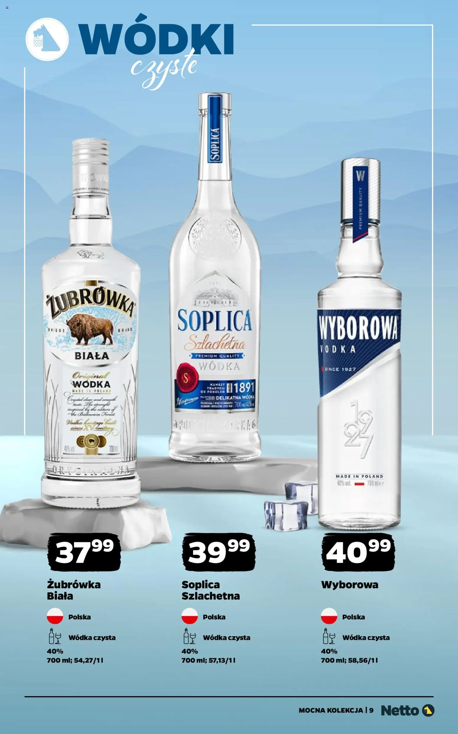 Netto gazetka - Alkohole mocne od 24.11.2025 | Strona: 9 | Produkty: Żubrówka, Wódka