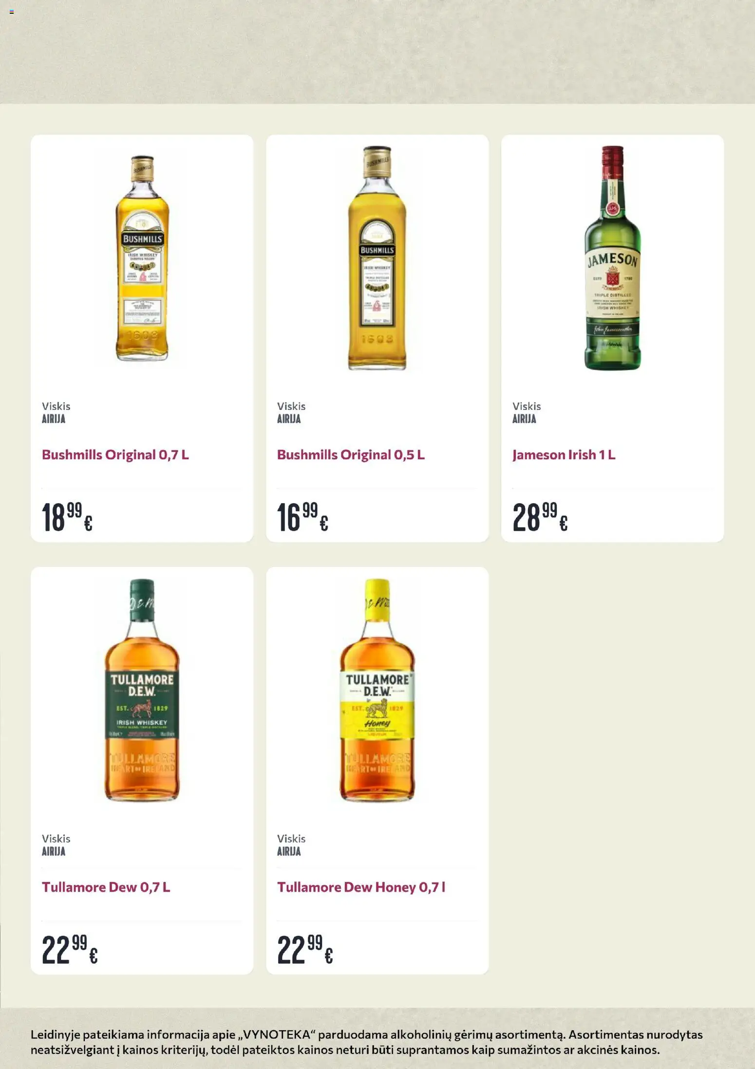 VYNOTEKA akcijos nuo 12.01.2026 | Puslapis: 6 | Prekių: Viskis