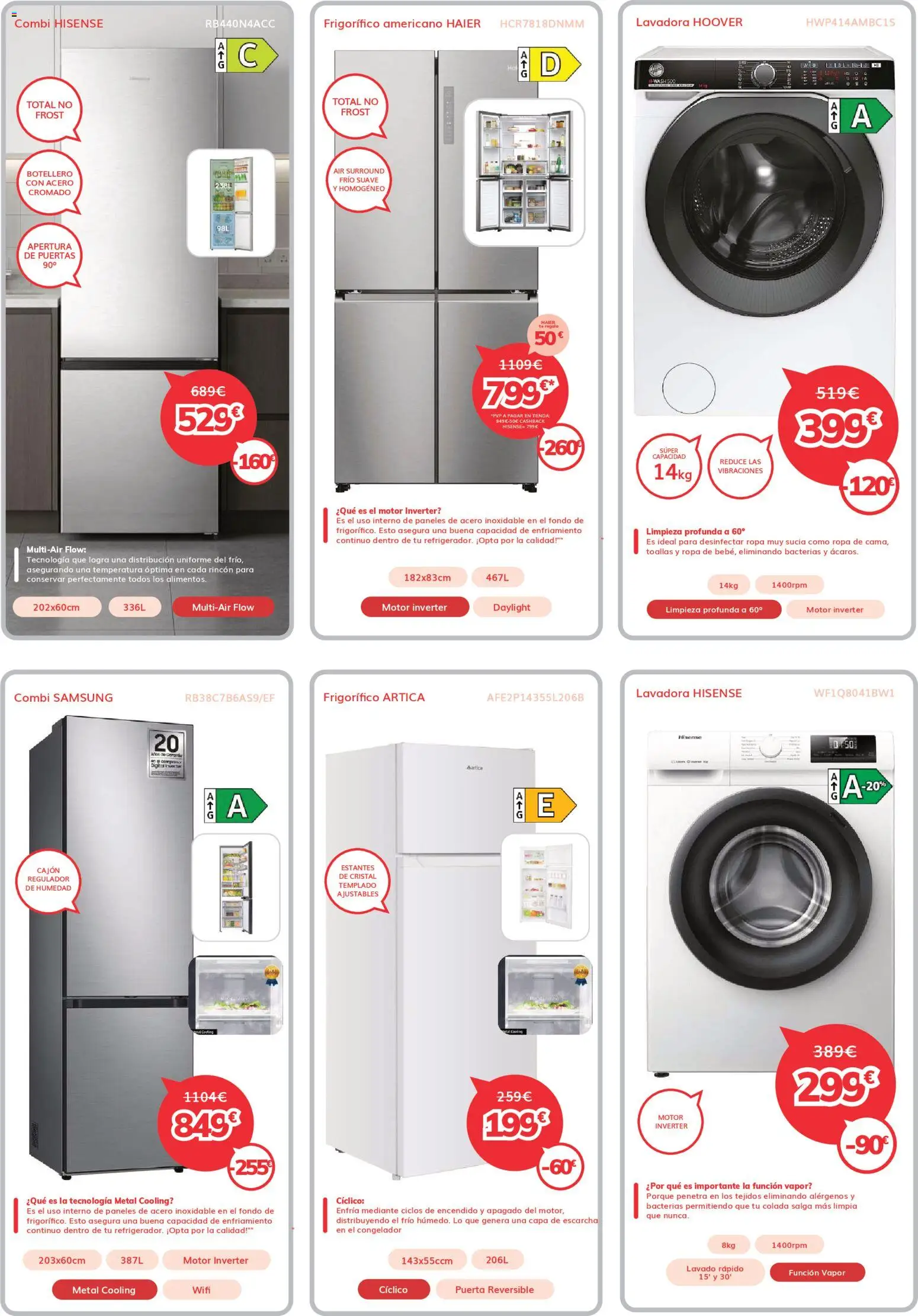 Mi Electro - folleto │ válido desde el 07.01.2026 | Página: 2 | Productos: Ropa, Congelador, Lavadora, Combi