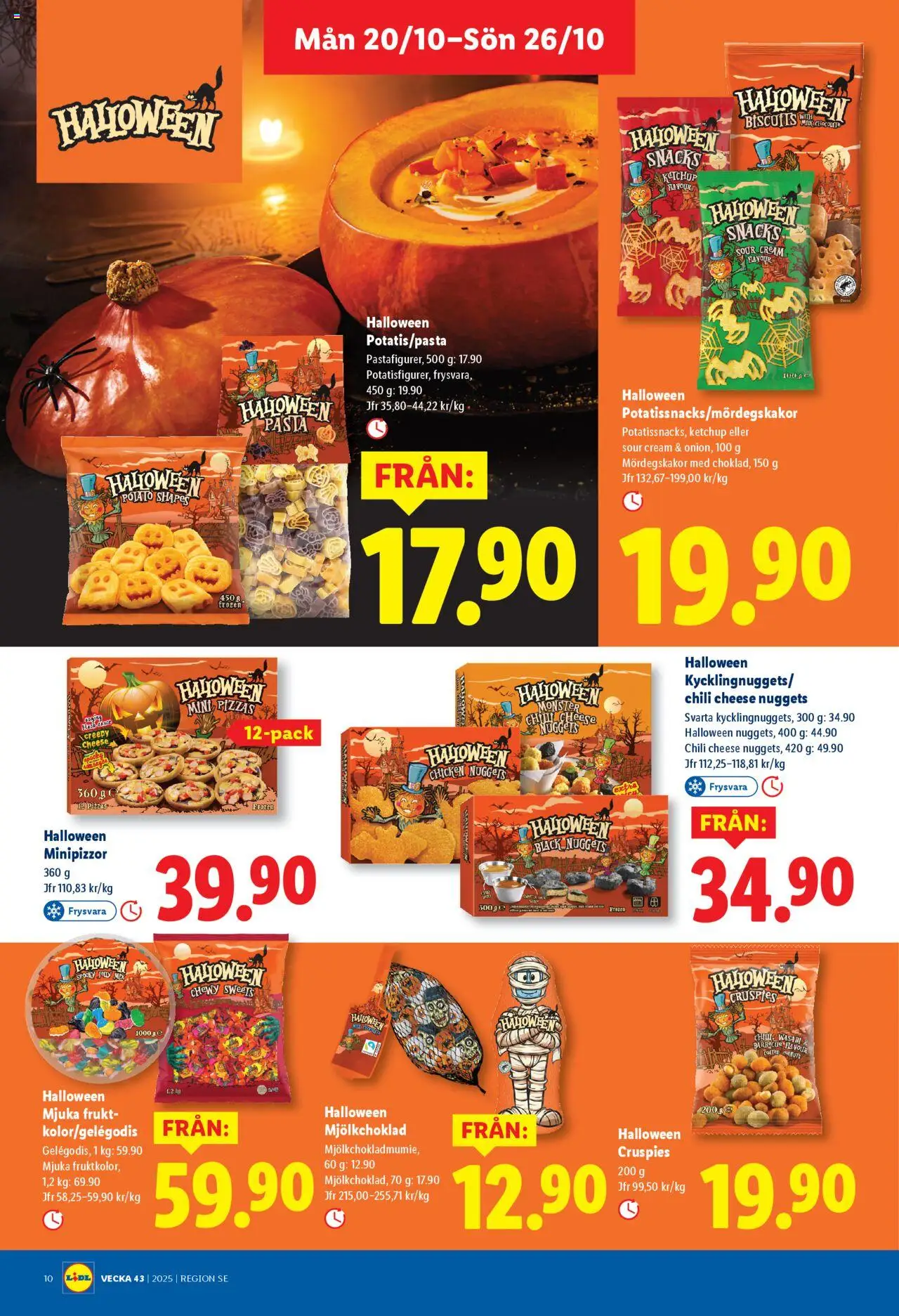 Lidl reklamblad aktuell från 20.10.2025 | Sida: 10 | Produkter: Chili, Pasta, Ketchup