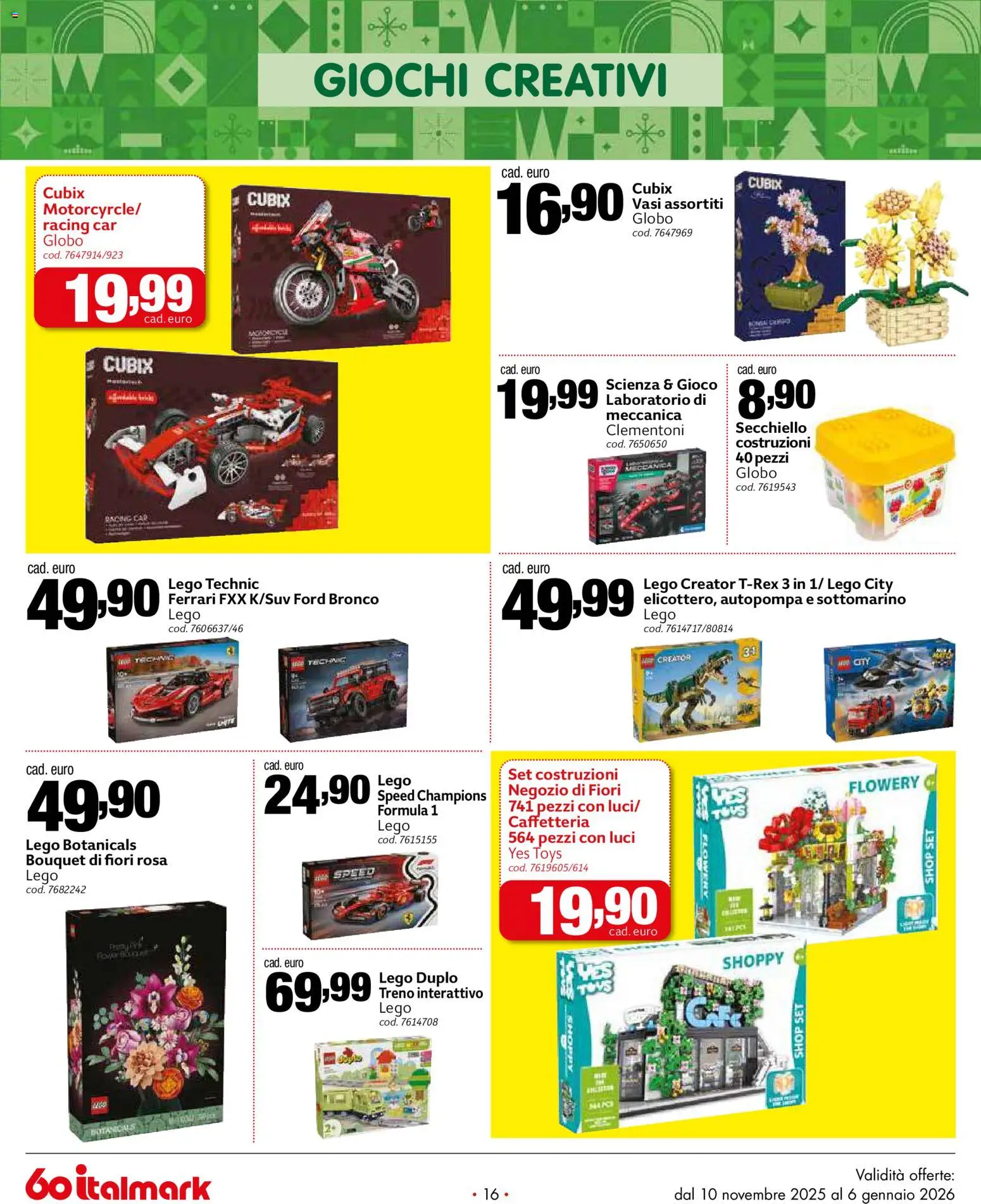 Volantino Italmark del 10.11.2025 | Pagina: 16 | Prodotti: Gioco