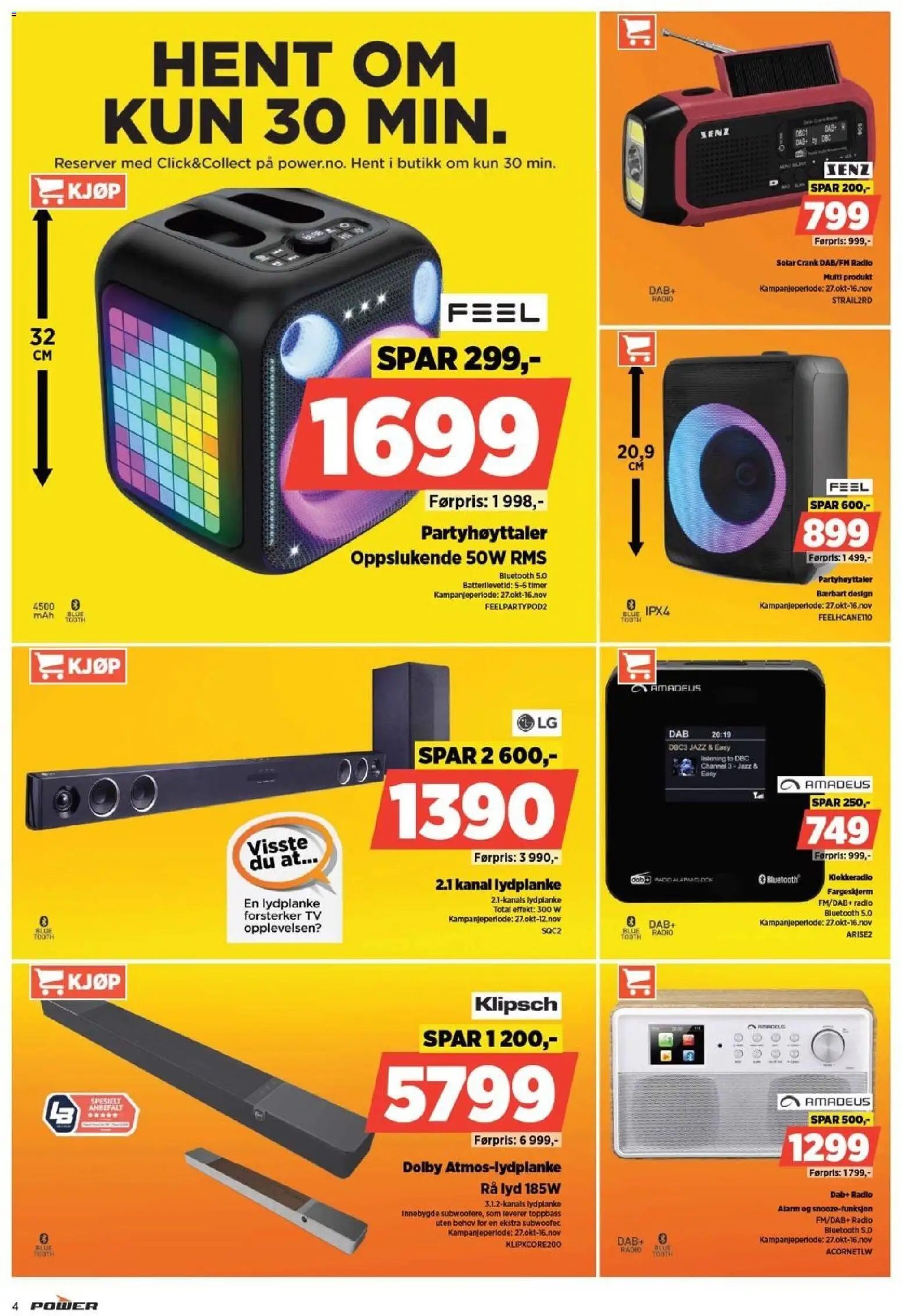 {H1} | Side: 4 | Produkter: Forsterker, Tv, Radio, Суміш дитяча