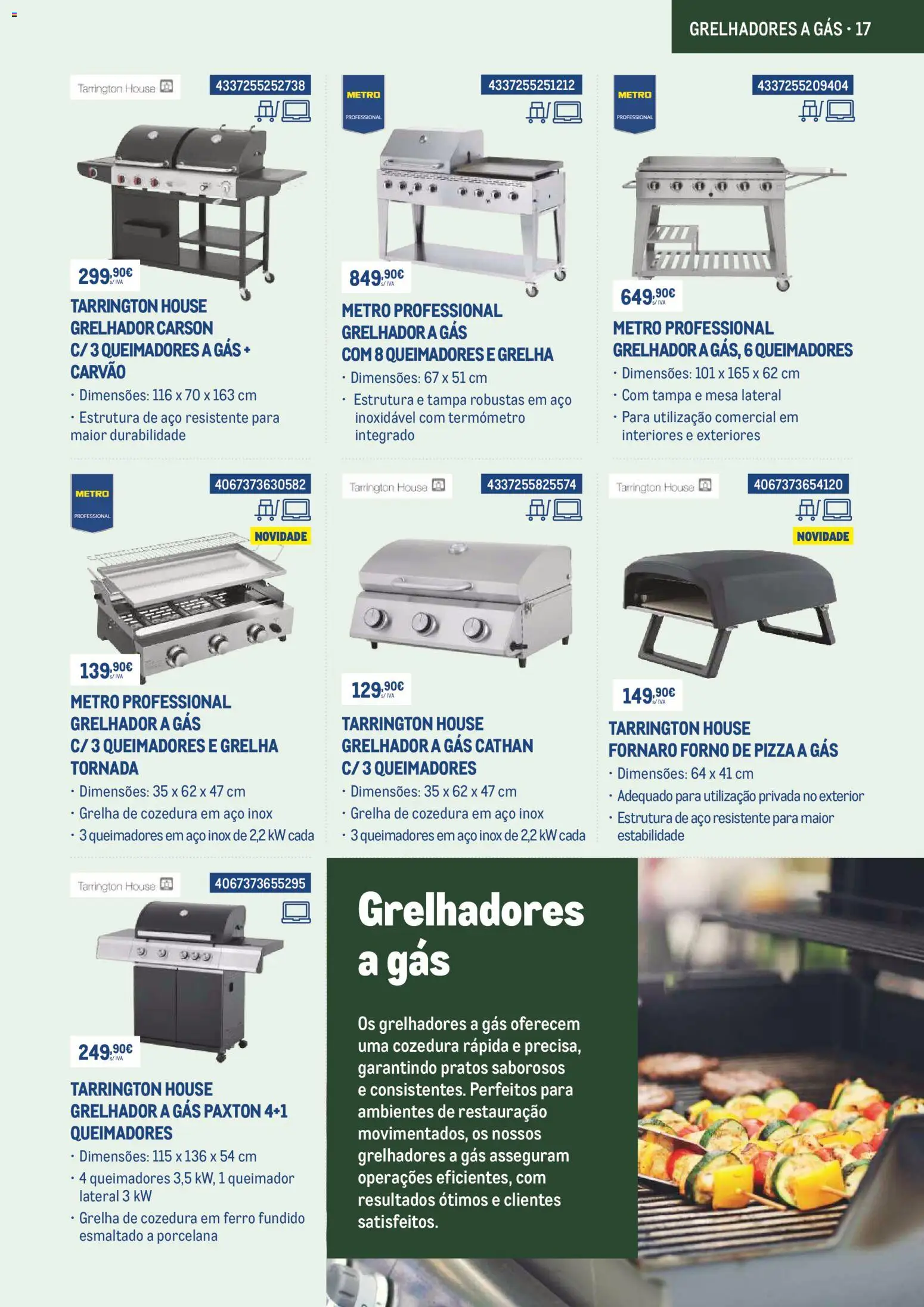 Makro Prepare o seu negócio para o bom tempo com 10desconto │ válido de 01.03.2026 | Página: 17 | Produtos: Forno, Pratos, Termómetro, Mesa